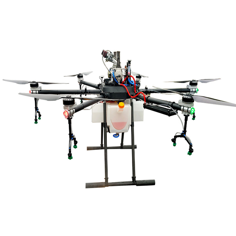 6 tengelyes 60 kg olajüzemű megtermékenyítő szállítás Drón mezőgazdasági permetező drón mezőgazdaság
